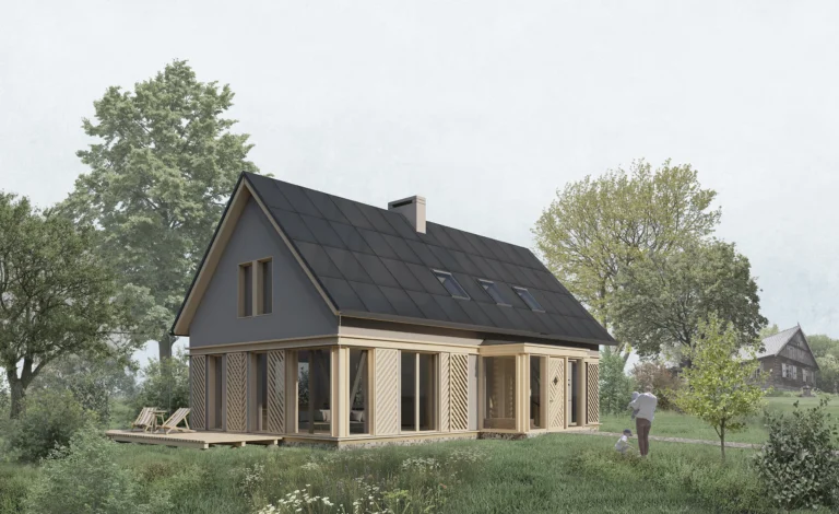 Dom w&nbsp;krajobrazie | 140 m²