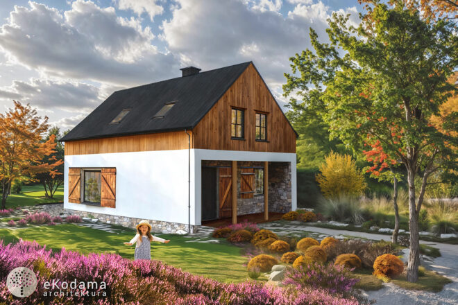 Dom na sielskiej łące | 96,61 m²